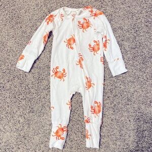 Bamboo Larkspur Baby Pajamas - Convertible Onesie